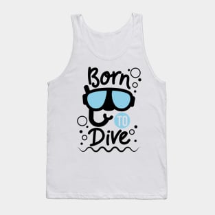 Born to dive Tank Top